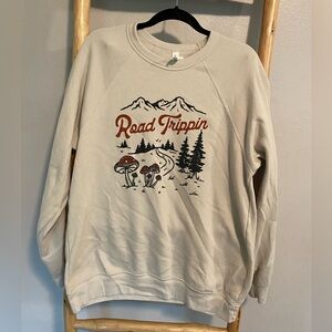 Road Trippin' Cream Sweatshirt